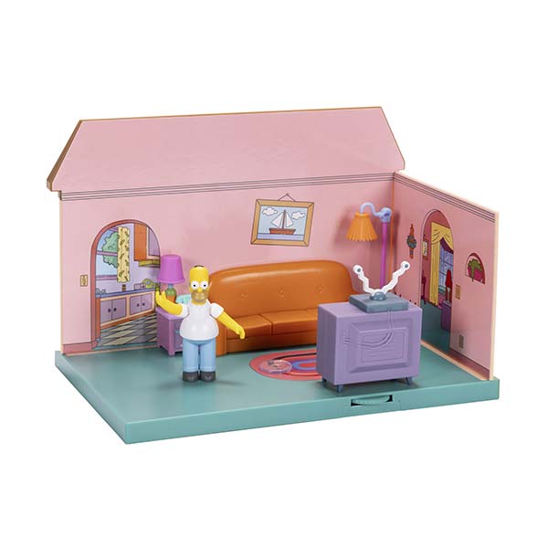 Set diorama con figura de 2.5" The Simpsons