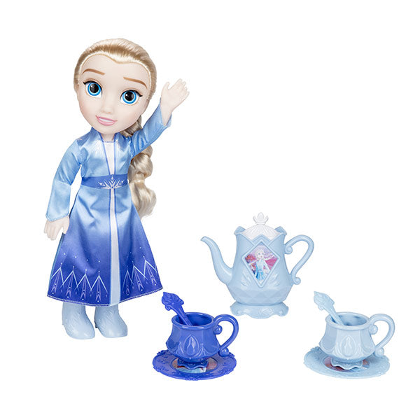 Muñeca Elsa con juego de té