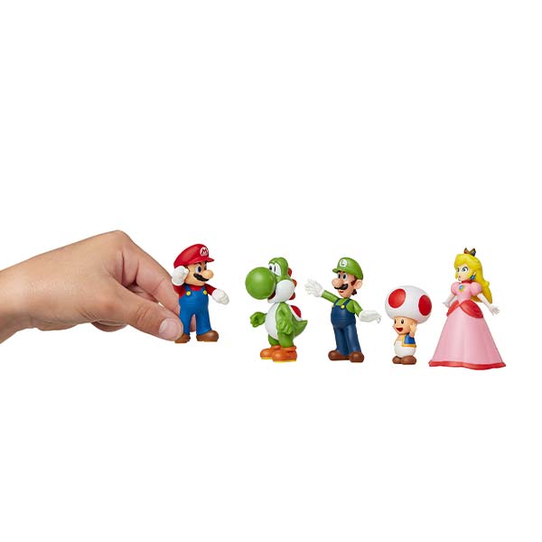 Figura 2.5" articulada 5pack Super Mario