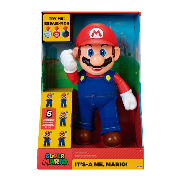 Figura Super Mario con gestos y sonidos