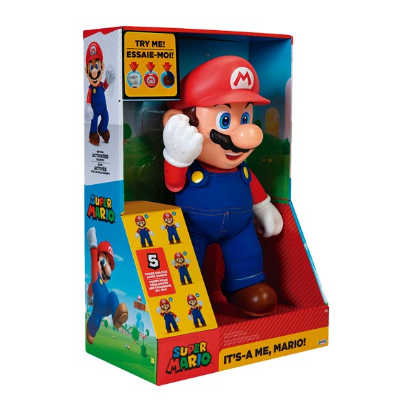 Figura Super Mario con gestos y sonidos