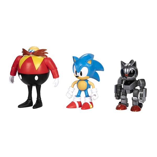 Figura 4" 3pack aniversario Sonic
