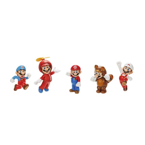 Figura 2.5" articulada 5pack Super Mario