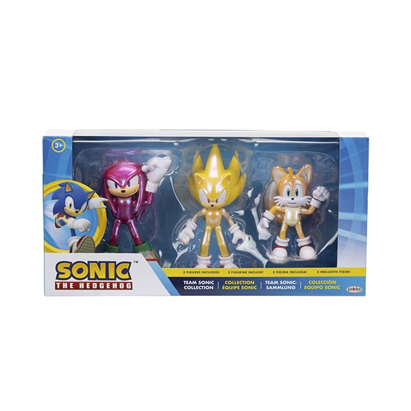 Figura 4" 3pack equipo Sonic