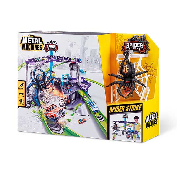 Pista con vehiculo spider strike