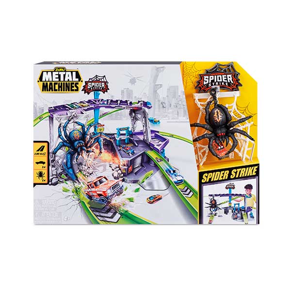 Pista spider strike con vehículo