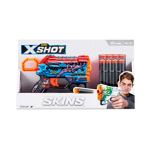 Lanzador de dardos skin x-shot