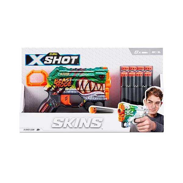 Lanzador de dardos skin x-shot