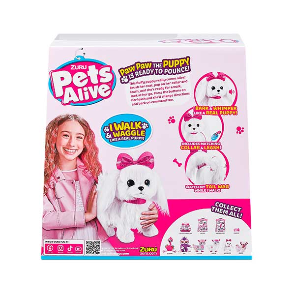 Figura cachorro Lil' Paw Paw Pets Alive