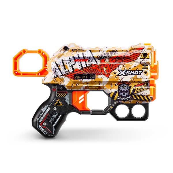 Lanzador skins menace 24 dardos X-Shot