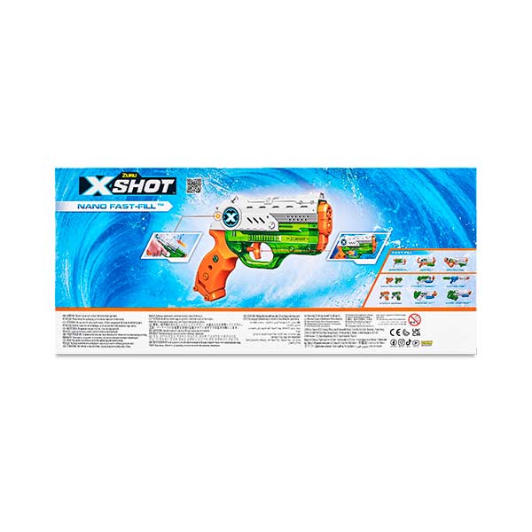 Lanzador de agua 2pack nano fast-fill X-Shot