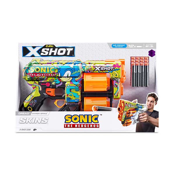 Lanzador dart blaster sonic 12 dardos X-Shot