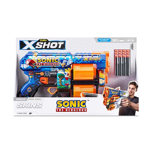 Lanzador dart blaster sonic 12 dardos X-Shot