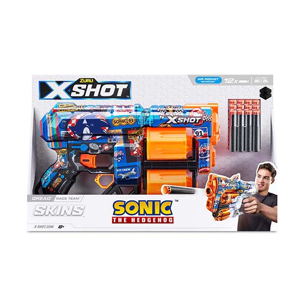 Lanzador dart blaster sonic 12 dardos X-Shot