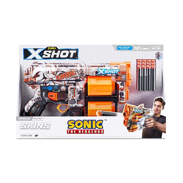 Lanzador dart blaster sonic 12 dardos X-Shot