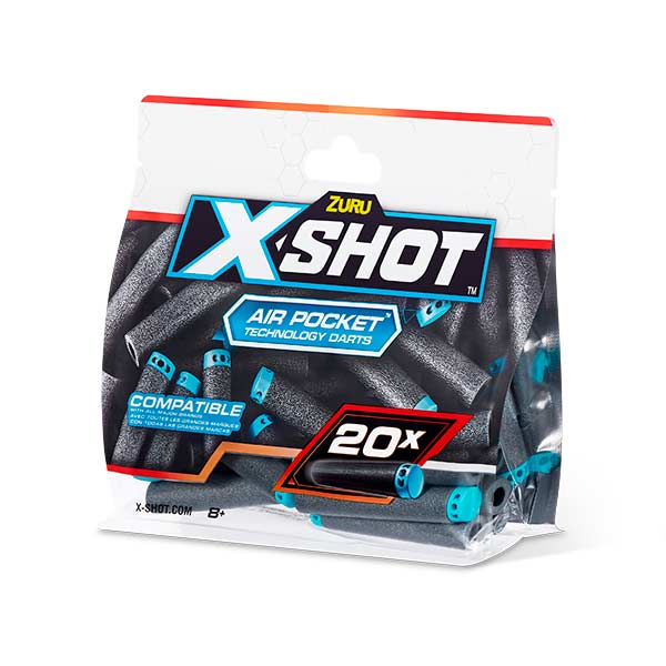 Repuesto de 20 dardos X-Shot