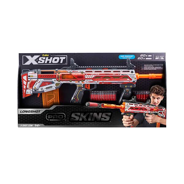 Lanzador longshot blaster 40 dardos X-Shot