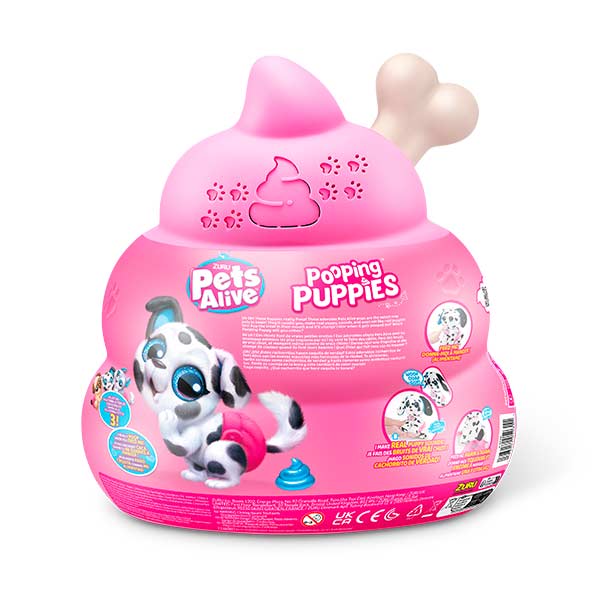 Figura pooping cachorros Pets Alive