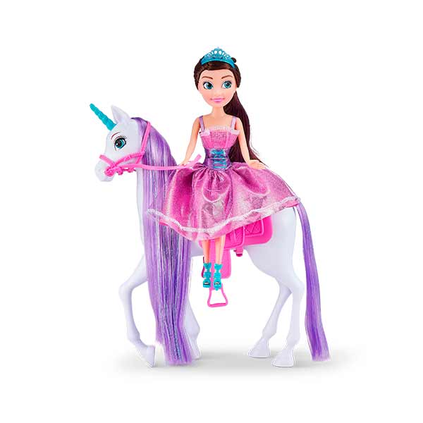 Muñeca princesa con caballo Sparkle Girlz