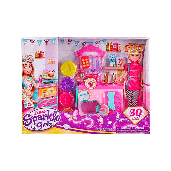 Muñeca princesa cocinera Sparkle Girlz