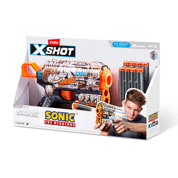 Lanzador skins flux Sonic X-Shot