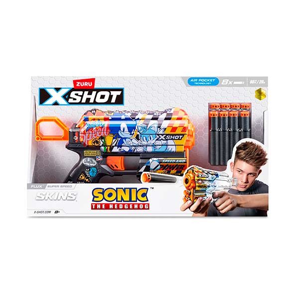 Lanzador skins flux Sonic X-Shot