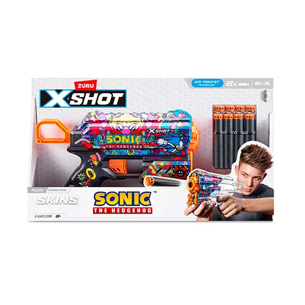 Lanzador skins flux Sonic X-Shot