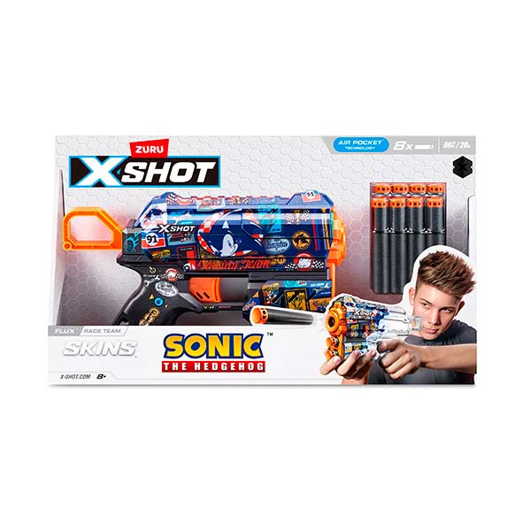 Lanzador skins flux Sonic X-Shot