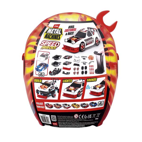 Figura casco sorpresa speed heroes