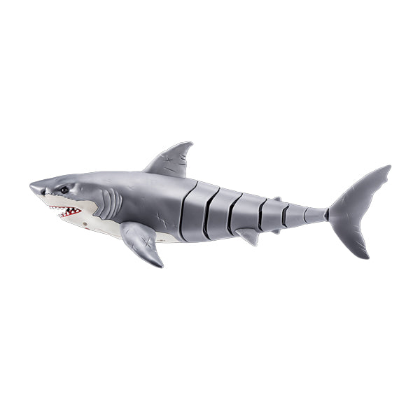 Figura gran Tiburón blanco ataca Robo Alive