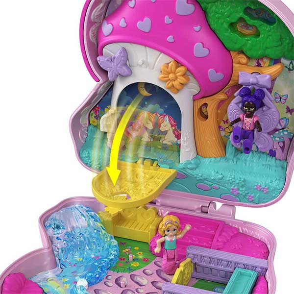 Polly Pocket estuche aventura unicornio