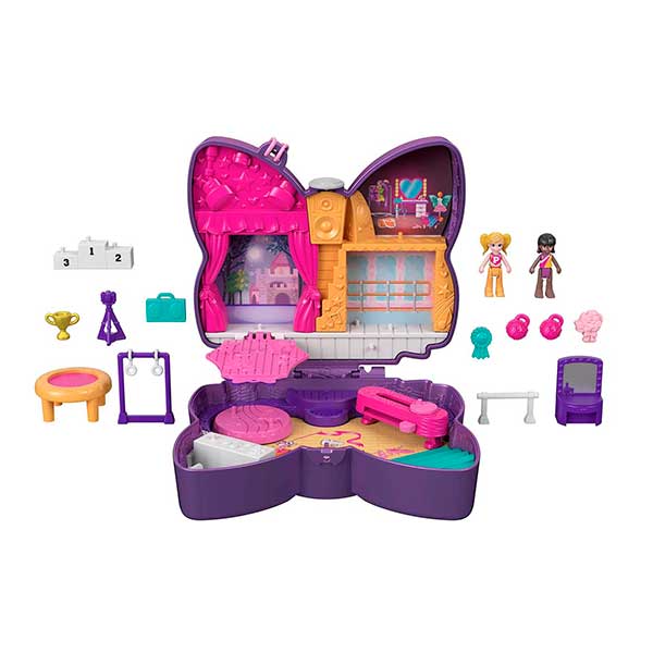 Polly Pocket estuche mariposa musical