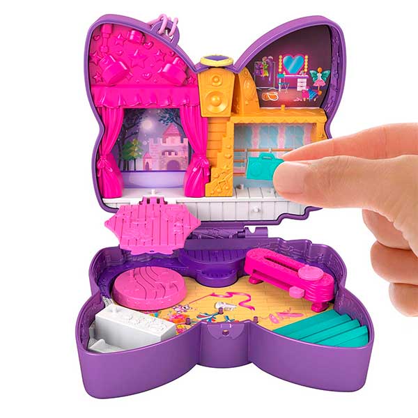 Polly Pocket estuche mariposa musical