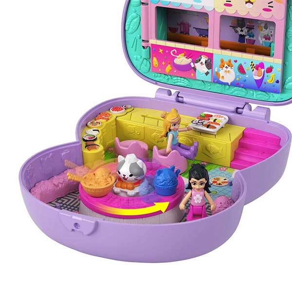 Polly Pocket estuche de aventura gatito