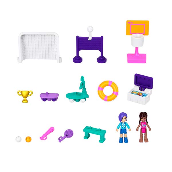 Polly pocket estuche balón fabuloso