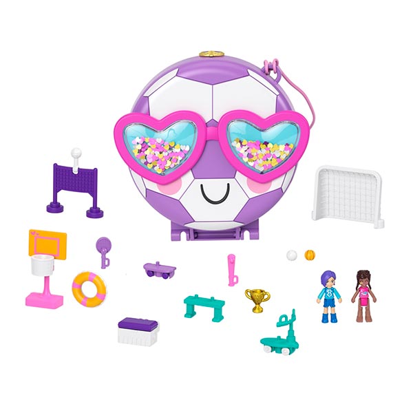 Polly pocket estuche balón fabuloso