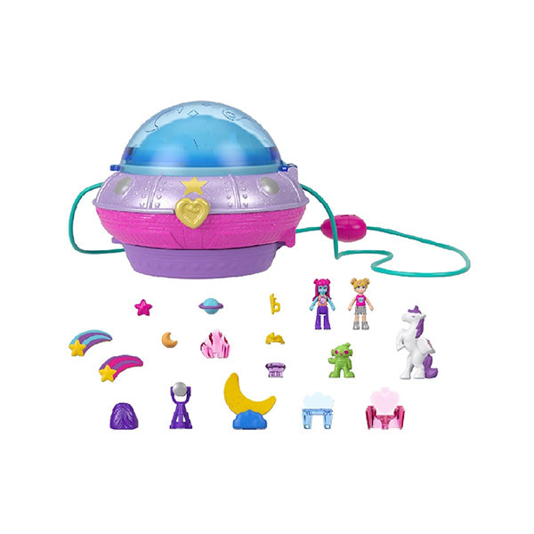 Polly Pocket compacto con doble área de juego