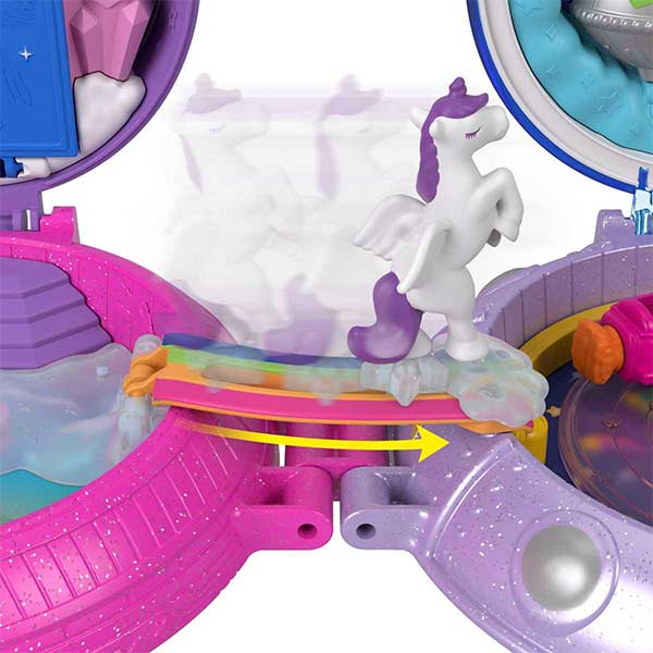 Polly Pocket compacto castillo espacial