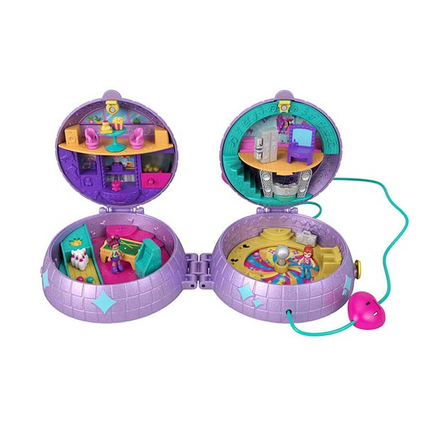 Polly Pocket set compacto disco patinaje