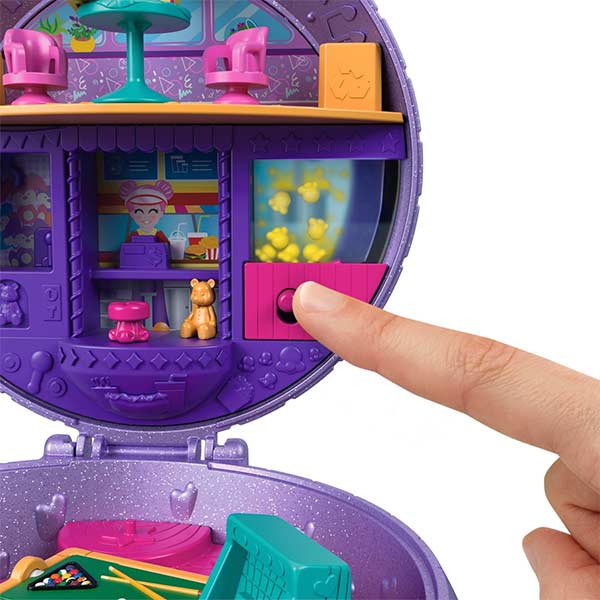 Polly Pocket set compacto disco patinaje