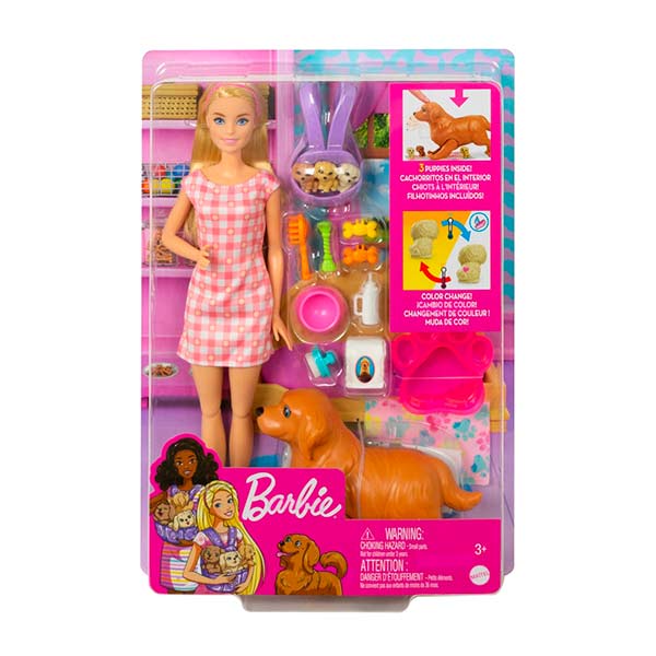 Barbie Sisters & Pets Cachorros Recién Nacidos