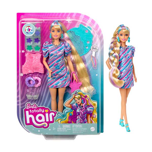 Barbie cabello de colores