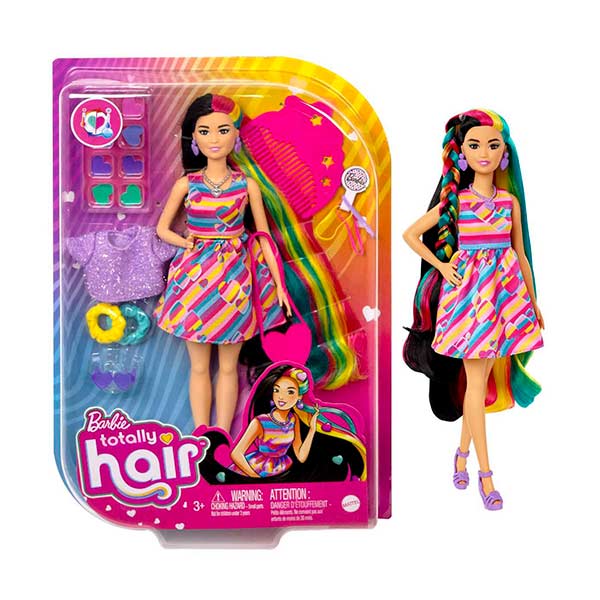 Barbie cabello de colores