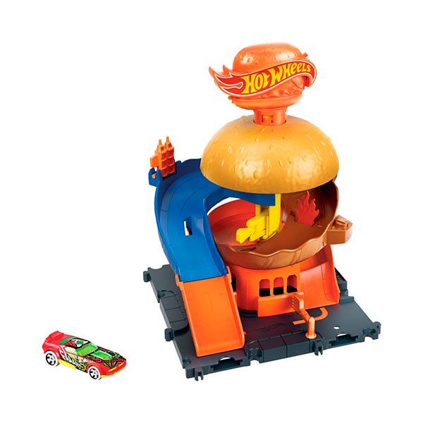 Hot Wheels City Tienda de Hamburguesas