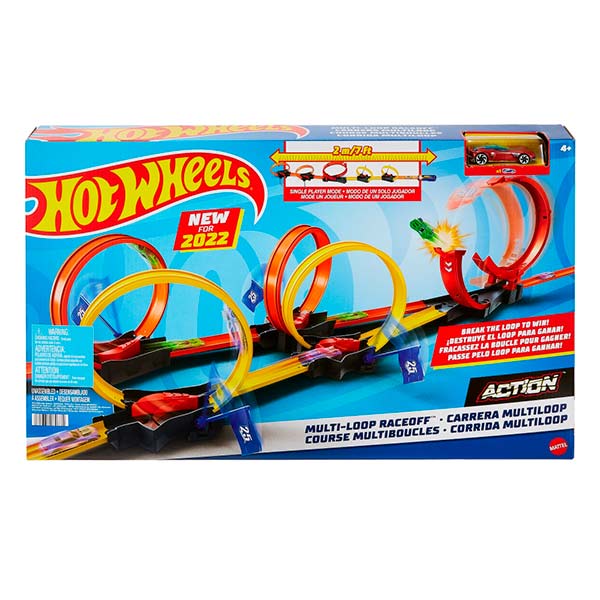 Hot Wheels Action Pista Competencia Súper Loop