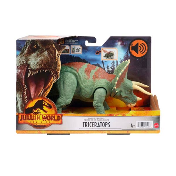 Jurassic World Triceratops. Ruge y Ataca