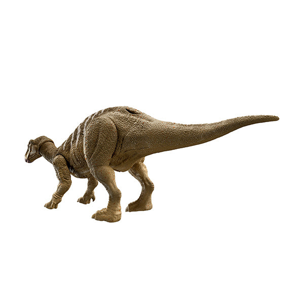 Jurassic World dinosaurio Iguanodon ruge y ataca