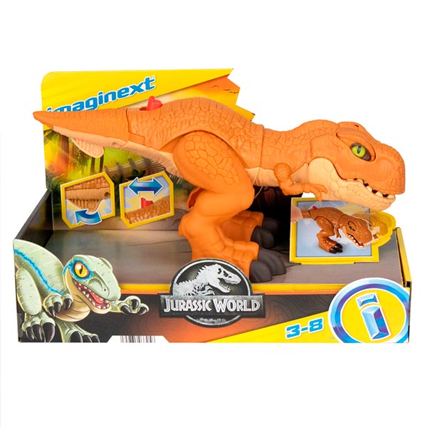 Imaginext Jurassic World T-Rex Acción de Combate