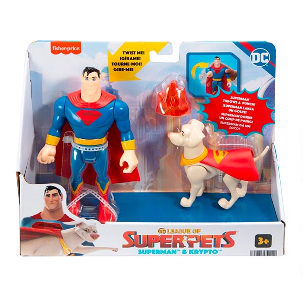 F-P Figura Superman & Krypto