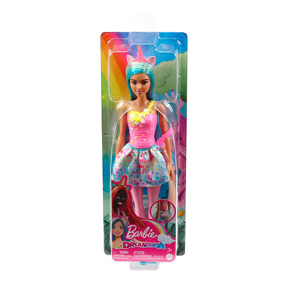 Muñeca Barbie Dreamtopia Unicornio Cuerno Rosa